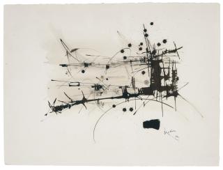 Georges Mathieu - Terre d\'ombre