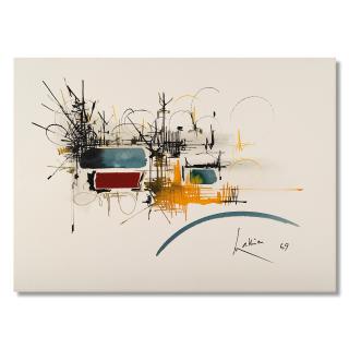 Georges Mathieu - Untitled (