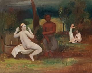 Georges Merkel - Allegorical Self-portrait