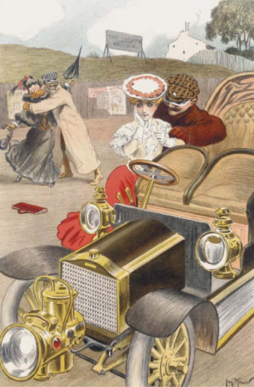 Georges Meunier - Moto-Fuite; Moto-Flirt; Bloques; and Le Gué