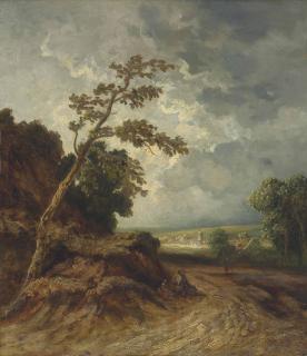 Georges Michel - Paysage Avec Moulin À Vent