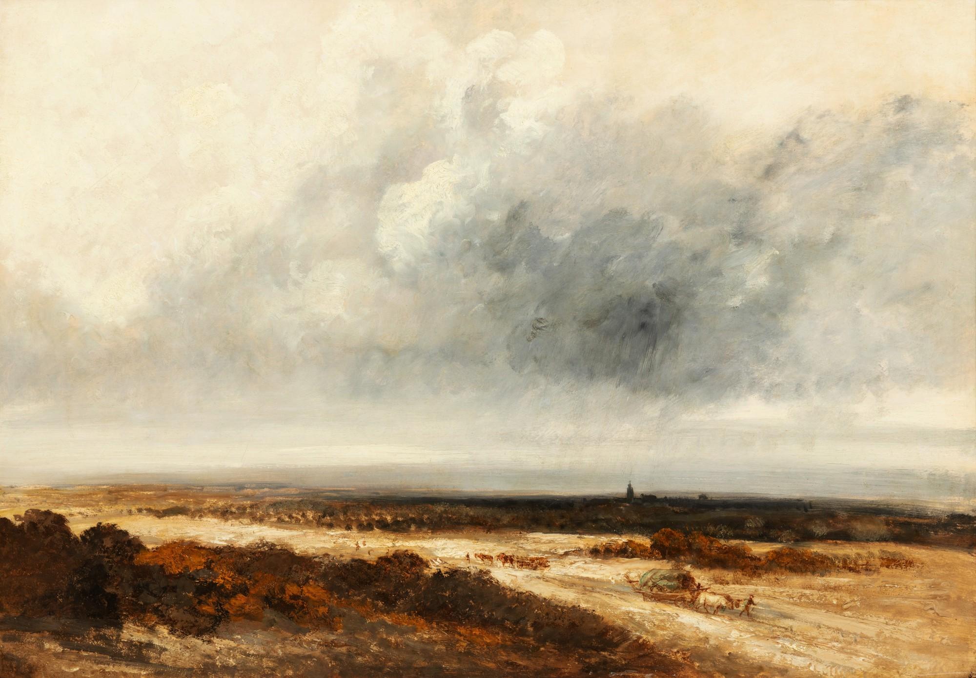 Georges Michel - The Effects of Rain on the Plain