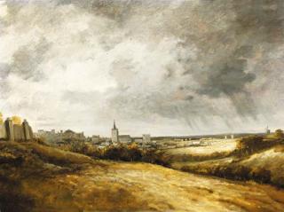 Georges Michel - Vue d\'une ville