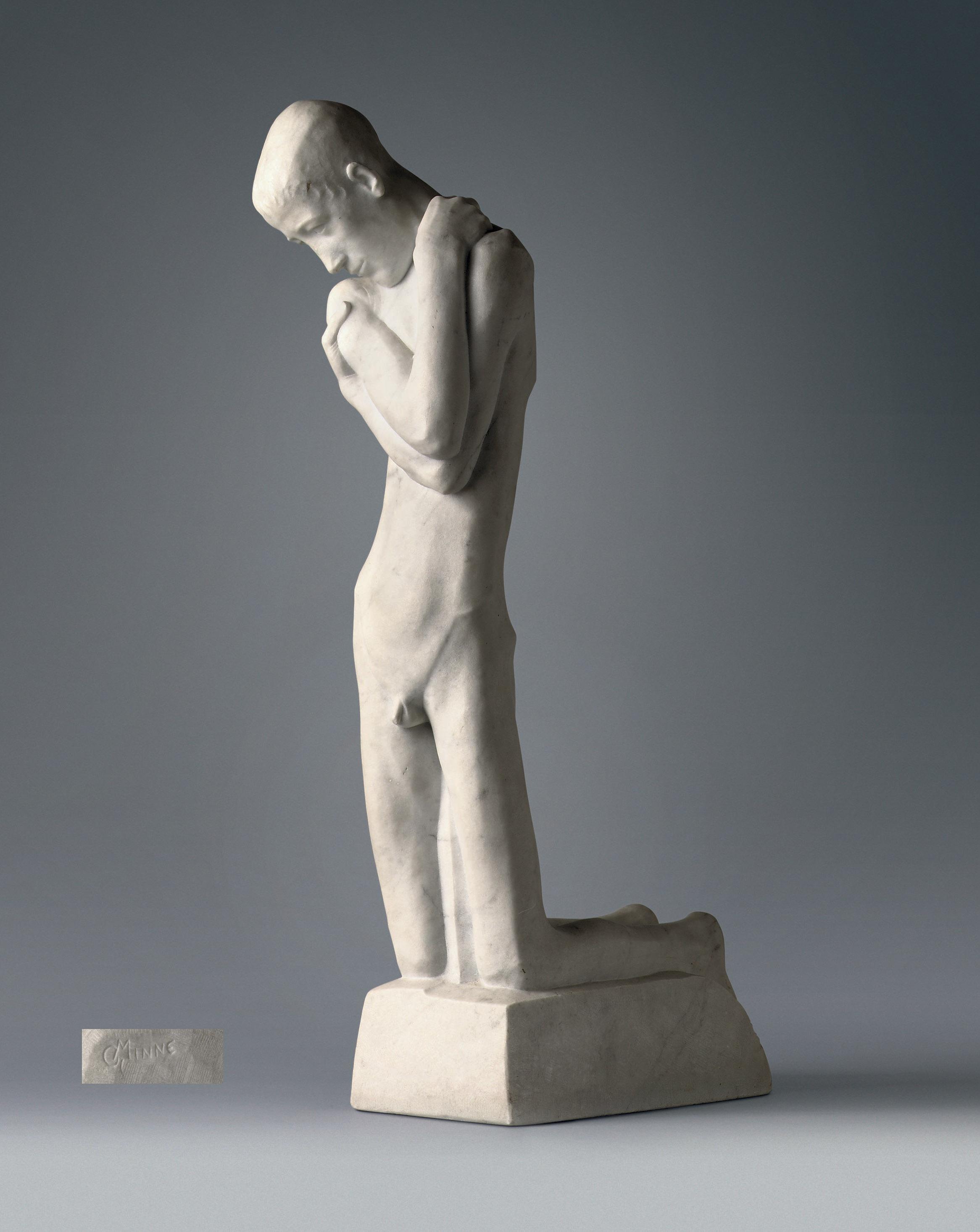 Georges Minne - L\'Agenouillé de la fontaine: de geknielde aan de bron