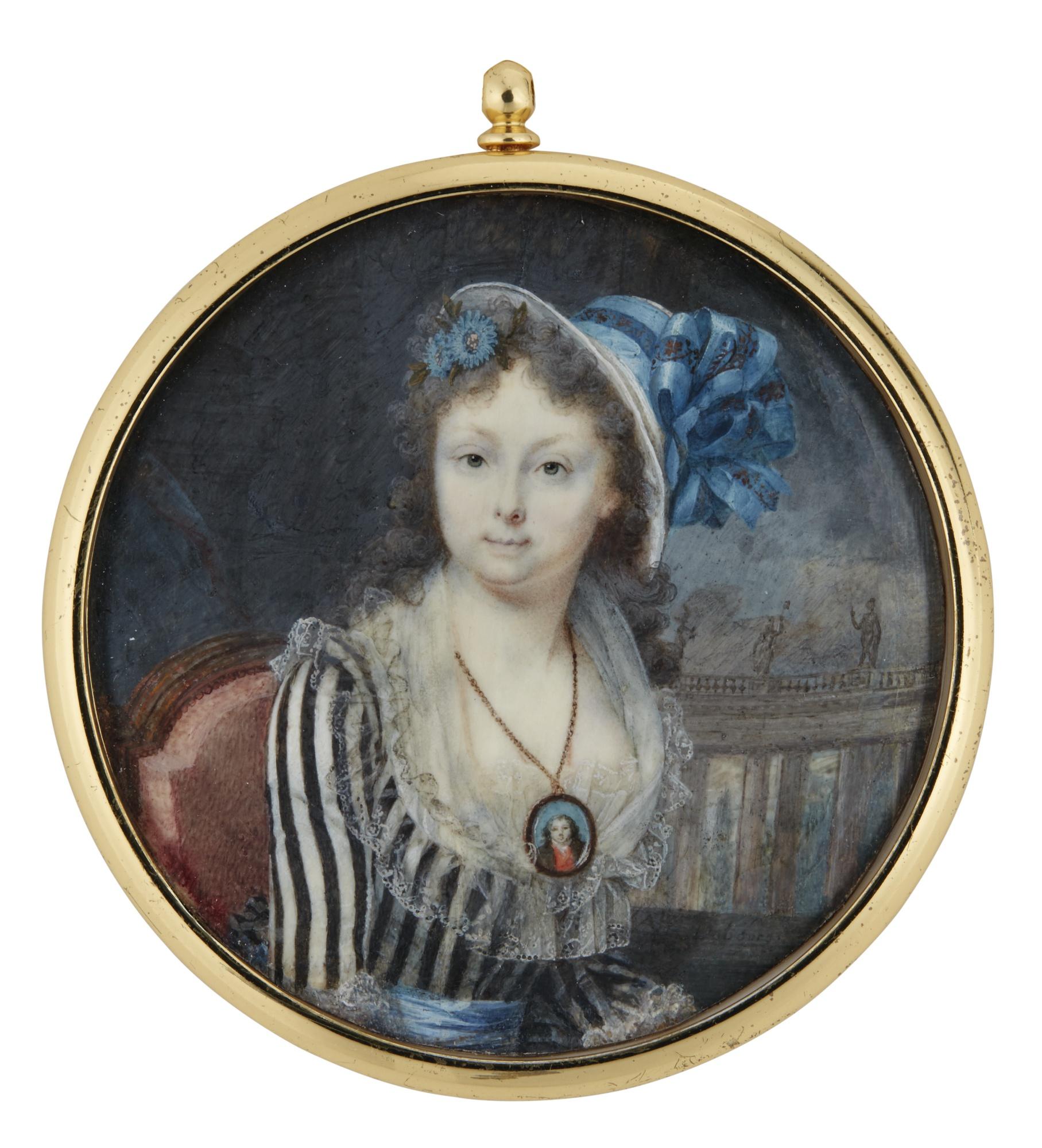 Georges Nicolas Toussaint Augustin - Portrait Of A Lady, Circa 1795