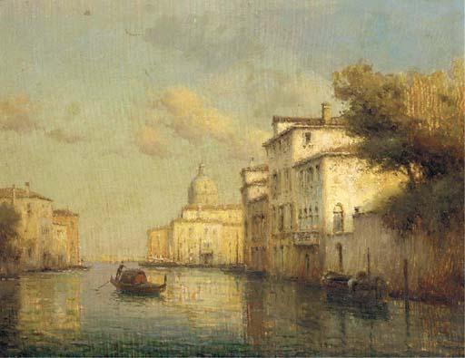 Georges Noel Bouvard - A canal, Venice