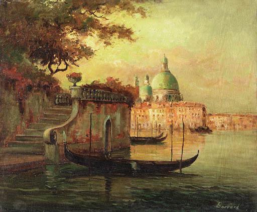 Georges Noel Bouvard - Steps to the canal