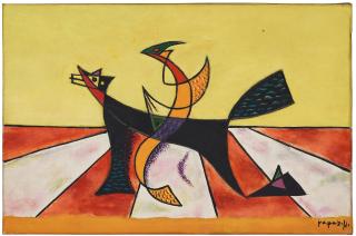 Georges Papazoff - Chiens de Cirque