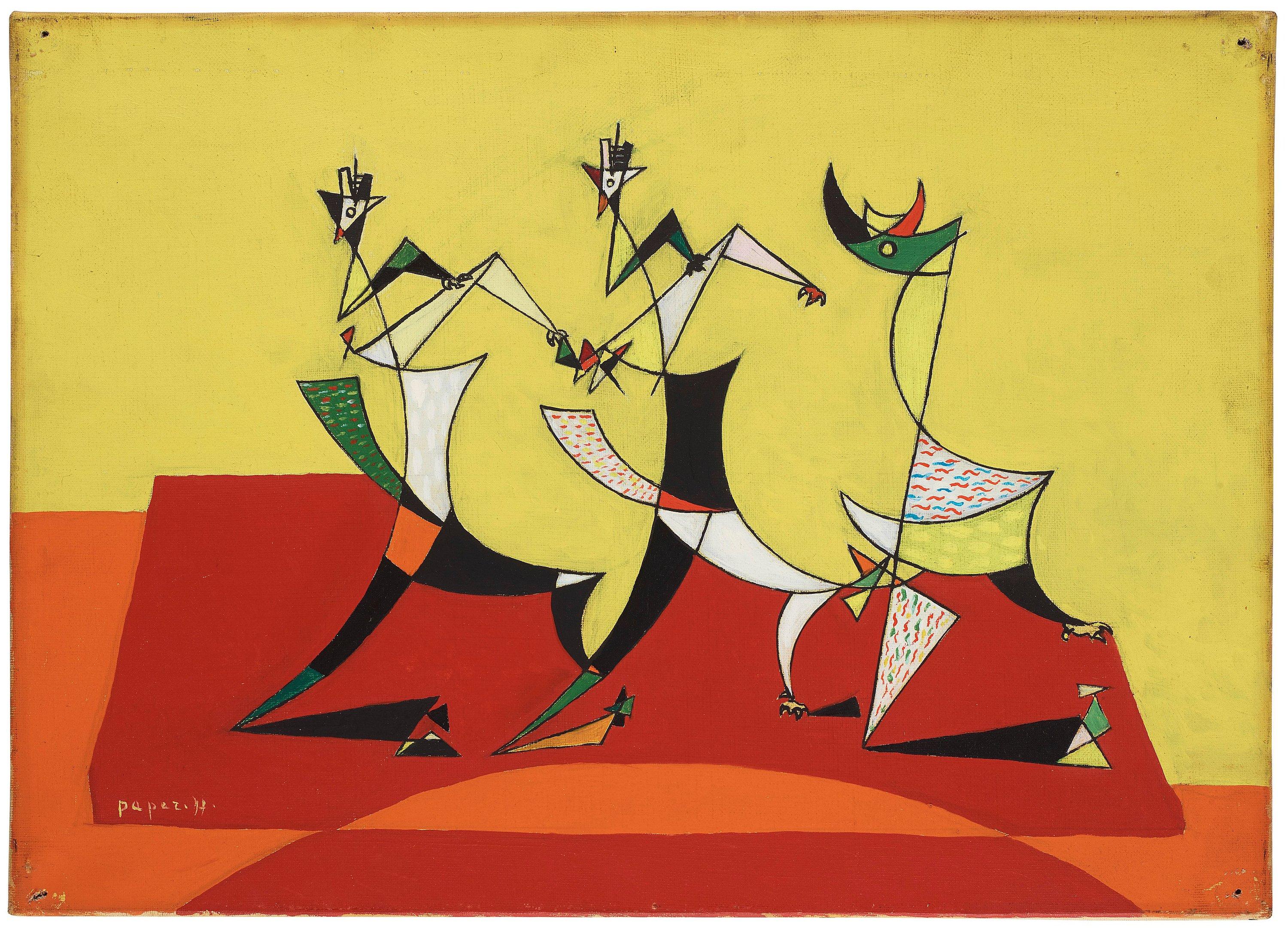 Georges Papazoff - Dancing figures