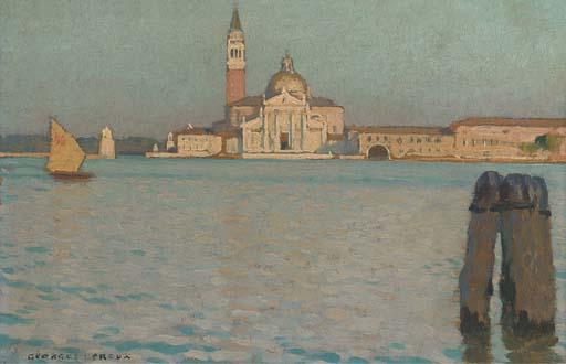 Georges Paul Leroux - Before The Ile de St. Georges, Venice