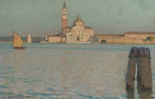 Georges Paul Leroux - Before The Ile de St. Georges, Venice