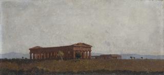 Georges Paul Leroux - Veduta di Paestum