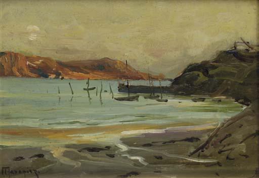 Georges-Philibert-Charles Maroniez - Paysage de bord de mer