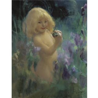 Georges Picard - Girl With A Frog