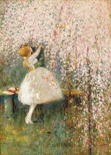 Georges Picard - Romance under the blossom tree