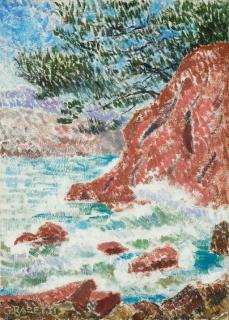 Georges Rasetti - Les rochers rouges