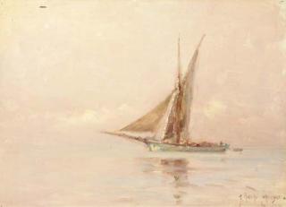 Georges Ricard-Cordingley - Bateau sous voile