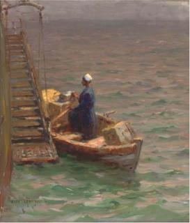 Georges Ricard-Cordingley - Loading supplies