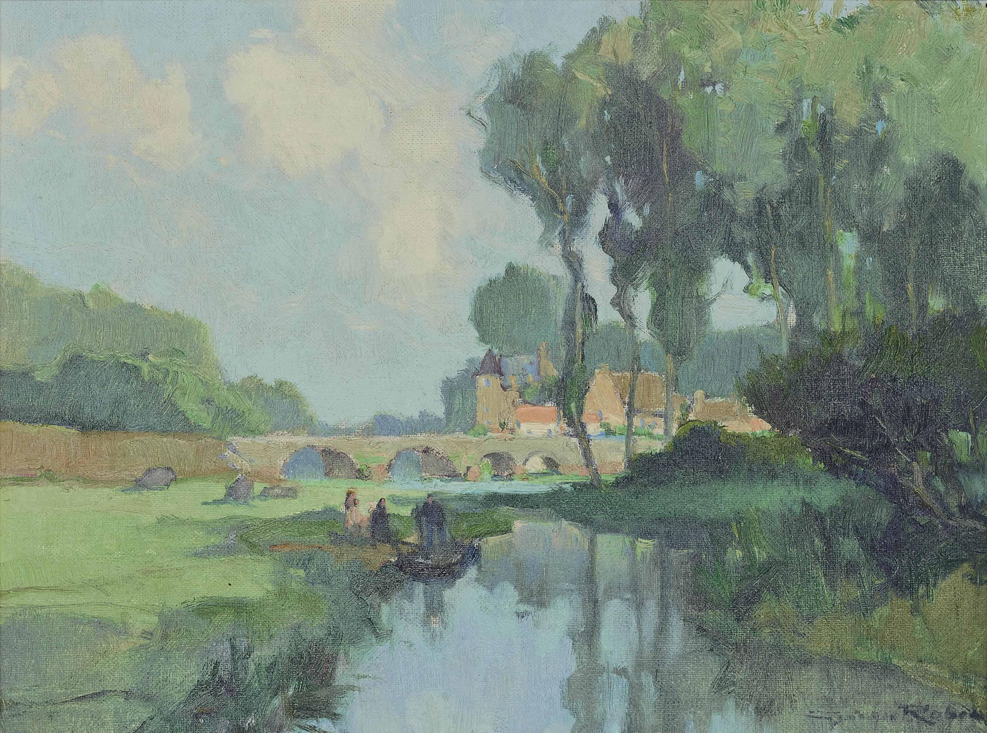 Georges Robin - Le Beuvron près de Blois