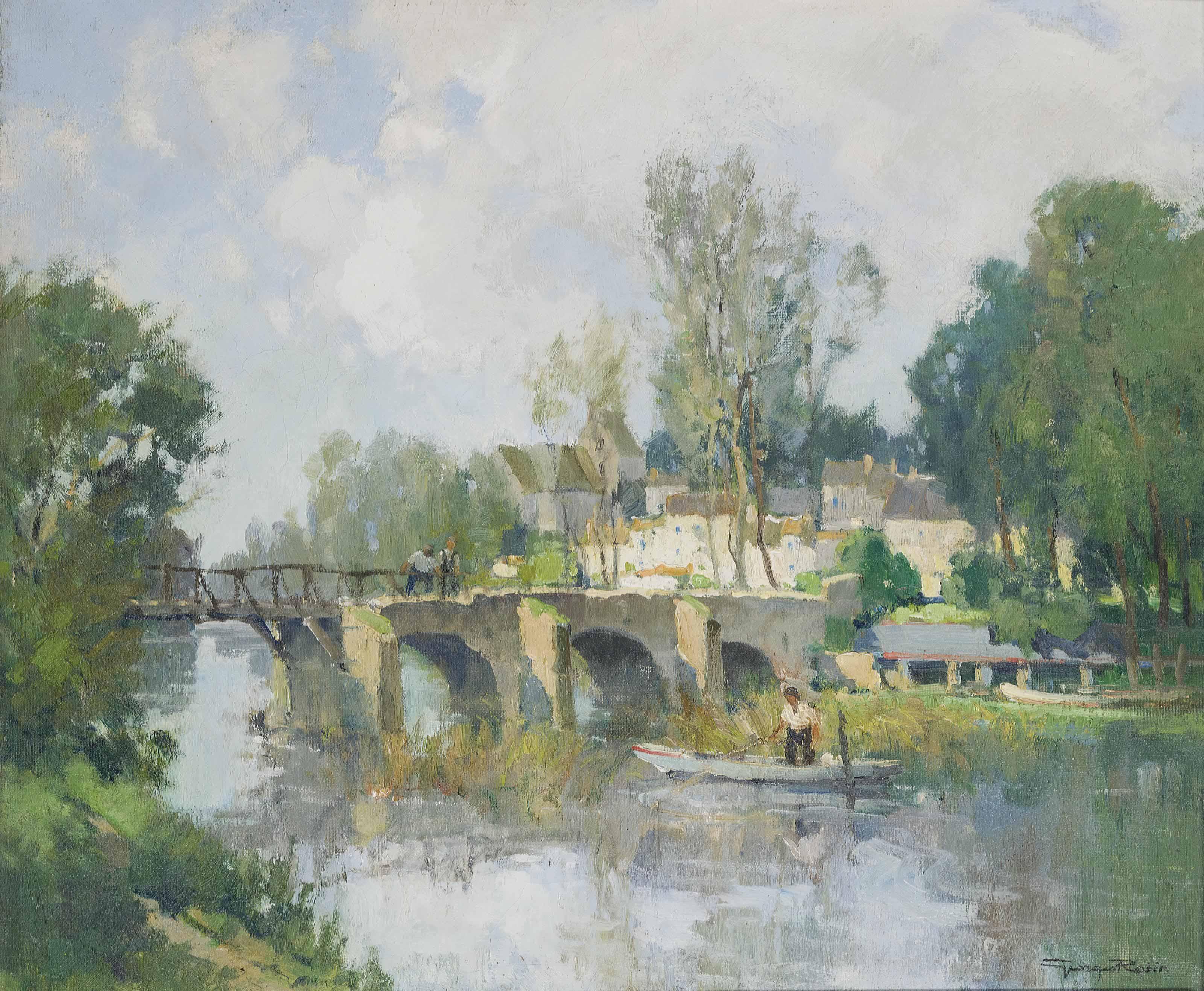 Georges Robin - Le bord du Loing