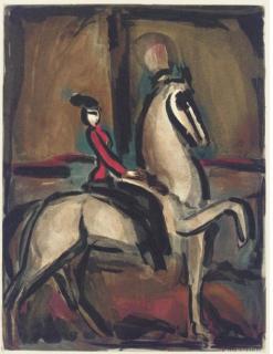 Georges Rouault - Amazone, From Cirque (C. & R. 198; Chapon Books P. 120)
