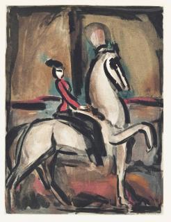 Georges Rouault - Amazone, from: Cirque
