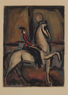 Georges Rouault - Amazone; Le clown jaune, from Cirque 2