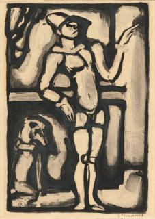 Georges Rouault - Auguste aus: Cirque de L´Étoile Filante