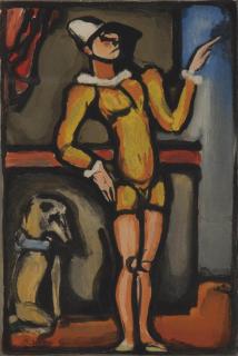 Georges Rouault - Auguste, Plate XVI from Cirque de l\'etoile filante (C. and R. 255)