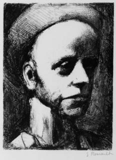 Georges Rouault - Autoportrait I, from Souvenirs Intimes (C. and R. 311)
