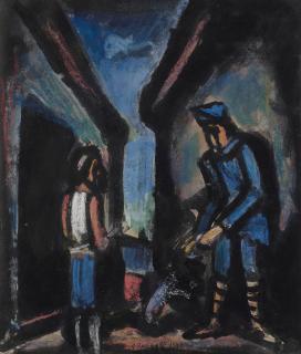 Georges Rouault - Aux gueules cassées oubliées dans les barbelés de la Cité Dorée