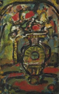 Georges Rouault - Bouquet au vase jaune