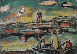 Georges Rouault - Christ Sur Le Lac De Tibériade