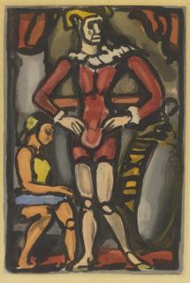 Georges Rouault - Cirque De L\'Étoile Filante: Enfant De La Balle And Master Arthur; Cirque: Le Vieux Clown; Passion: Apache... (C./R. 202; 249-250; 268); Together With After Rouault, Pierrot