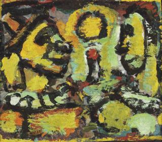 Georges Rouault - Cirque Forain - Polichinelle et Pierrot