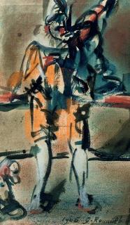 Georges Rouault - Clown Au Violon
