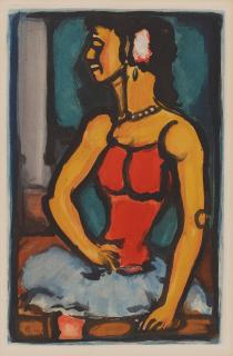 Georges Rouault - Douce Amère, from Cirque de l\'Étoile Filante; Professor Pieu, Membre de l\'Institut, from Passion 2