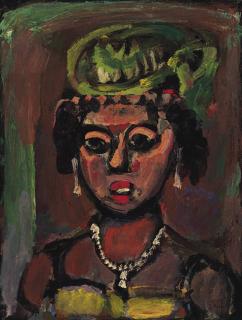 Georges Rouault - Femme au chapeau vert