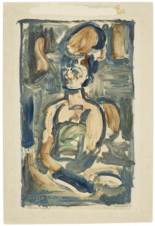 Georges Rouault - Fille au cafe