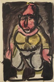 Georges Rouault - Grotesque (esquisse)