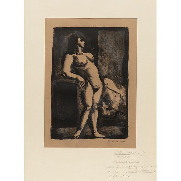 Georges Rouault - La fille, from Maîtres et petits maîtres d\'aujourd\'hui