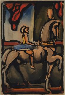 Georges Rouault - La Petite Ecuyére, From Cirque De L\'Etoile Filante (Chapon & Rouault 245)