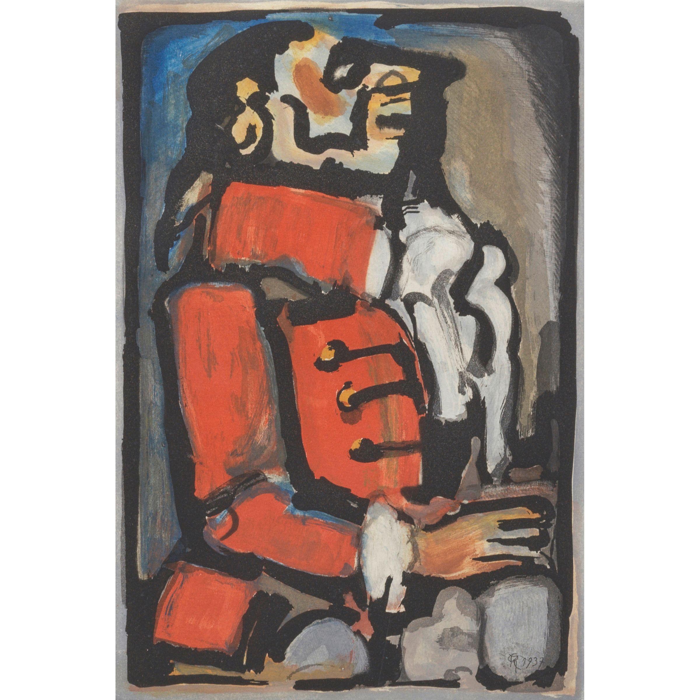 Georges Rouault - Laquais, from Les fleurs du mal
