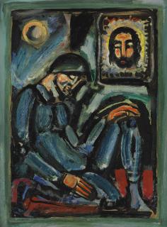 Georges Rouault - Le blessé III, comme il sortait du lit d\'orties