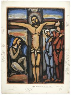 Georges Rouault - Le Christ En Croix (C. & R. 286)