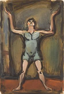 Georges Rouault - Le Jongleur, from Cirque Suarès