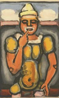 Georges Rouault - Le Renchéri, from Cirque de l\'Étoile Filante (Chapon & Rouault 252)