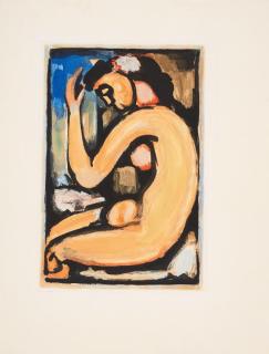 Georges Rouault - Nu de profil.