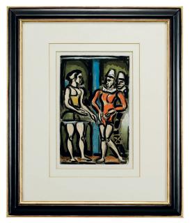 Georges Rouault - Parade, from: Cirque de l\'Etoile Filante (Chapon & Rouault 240)