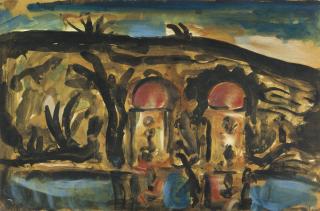 Georges Rouault - Paysage Africain (Pour Ubu)